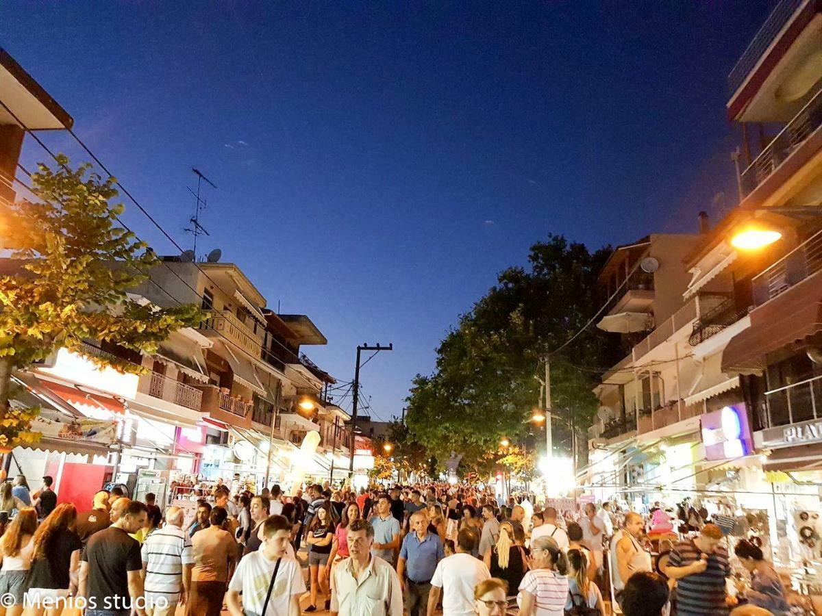 Menios Apartments And Studios Nea Kallikrateia المظهر الخارجي الصورة